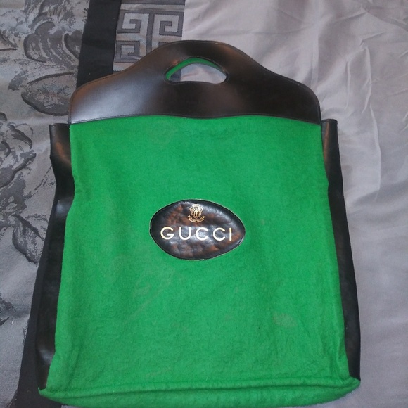 gucci felt bag